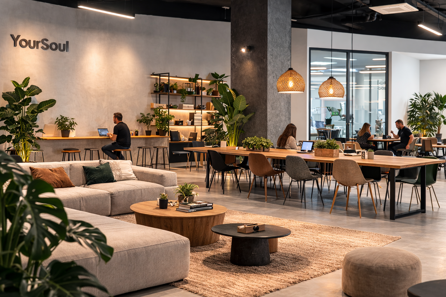 Cowork Chodov interior